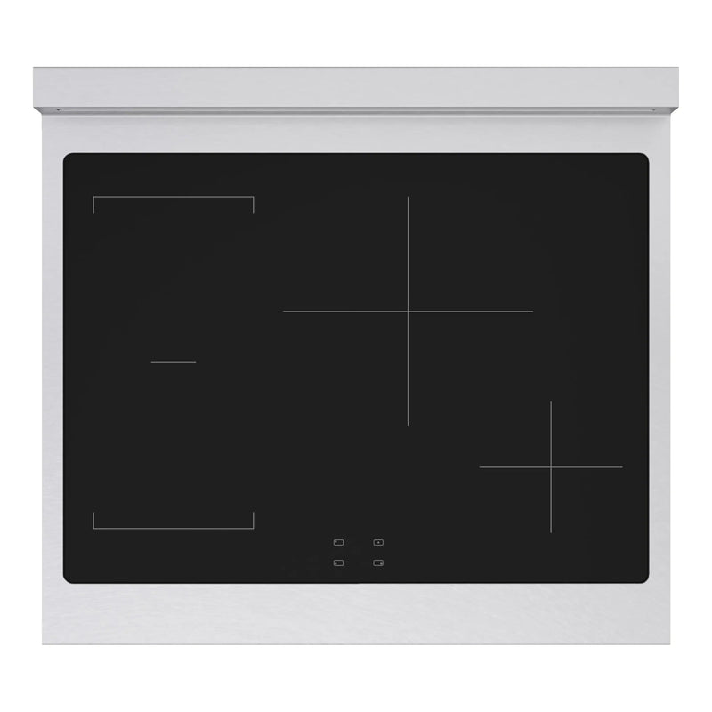 ZLINE 30-Inch, 4.2 Cu. Ft. Paramount Induction Range with 4 Element Cooktop and Electric Convection Oven in Satin Stainless Steel with Polished Gold Accents (SINRSZ-30-G)