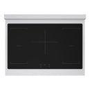 ZLINE Autograph Edition 36-Inch, 5.2 Cu. Ft. Paramount Induction Range with 5 Element Cooktop and Electric Convection Oven in Satin Stainless Steel with Champagne Bronze Accents (SINRSZ-36-CB)
