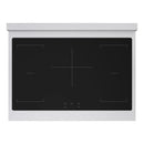 ZLINE Autograph Edition 36-Inch, 5.2 Cu. Ft. Paramount Induction Range with 5 Element Cooktop and Electric Convection Oven in Satin Stainless Steel with Polished Gold Accents (SINRSZ-36-G)