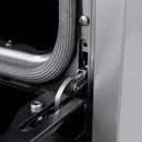 ZLINE Autograph Edition 24-Inch 3.2 Cu. Ft. Paramount Induction Range with 3 Element Cooktop and Electric Convection Oven in Satin Stainless Steel with White Matte Door and Matte Black Accents (SINRSZ-WM-24-MB)