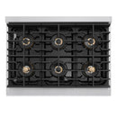 ZLINE 36-Inch Paramount Gas Rangetop with 6 Burner DuoPro™ Cooktop in Satin Stainless Steel (PSRTS-36)