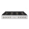 ZLINE 48-Inch Paramount Gas Rangetop with 8 Burner DuoPro™ Cooktop in Satin Stainless Steel (PSRTS-48)