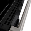 ZLINE 30-Inch Paramount Gas Range with 4 Burner  and 4.2 cu. ft. Convection Gas Oven in Stainless Steel with Black Matte Door (SGR-BLM-30)