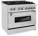 ZLINE 36-inch Legacy Series Dual Fuel Range with Fingerprint Resistant Satin Stainless Steel® Door (RA-SN-36)