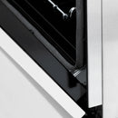 ZLINE Legacy Series Autograph Edition 36-inch Dual Fuel Range with Gas Stove and 4.6 Cu. Ft. Electric Oven in Fingerprint Resistant Satin Stainless Steel with White Matte Door and Champagne Bronze Accents (RASZ-WM-36-CB)