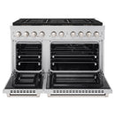 ZLINE 48-Inch 6.7 cu. ft. Paramount Dual Fuel Range with 8 Burner DuoPro™ Cooktop and Dual Ovens in Stainless Steel (PSDR48)