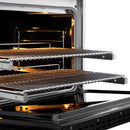 ZLINE Autograph Edition 36-Inch 5.2 cu. ft. Paramount Dual Fuel Range with 6 Burner DuoPro™ Cooktop and Electric Convection Oven with Black Matte Door and Champagne Bronze Accents (PSDRZ-BLM-36-CB)