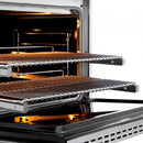 ZLINE Autograph 36-Inch Paramount Dual Fuel Range in Stainless Steel with Gold Helix Handle (SDRZ-36-KG)