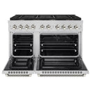 ZLINE Autograph 48-Inch Paramount Dual Fuel Range in Stainless Steel with Nickel Helix Handles (SDRZ-48-KPN)