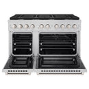 ZLINE 3-Piece Appliance Package - 48-Inch Paramount Dual Fuel Range, 36-Inch French Door Refrigerator, Dishwasher, in Stainless Steel