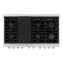 ZLINE 48-Inch 6.7 cu. ft. Paramount Double Oven Dual Fuel Range with 8 Burner Gas Cooktop in Satin Stainless Steel (SDRS-48)