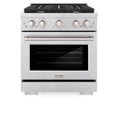 ZLINE 30-Inch Paramount Gas Range with 4 Burner and  4.2 cu. ft. Convection Gas Oven in Stainless Steel (SGR30)