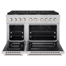 ZLINE 3-Piece Appliance Package - 48-Inch Paramount Gas Range, 36-Inch French Door Refrigerator, Dishwasher, in Stainless Steel
