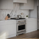 ZLINE 30-Inch Paramount Gas Range with 4 Burner and 4.2 cu. ft. Convection Gas Oven in Satin Stainless Steel (SGRS-30)