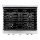 ZLINE 3-Piece Appliance Package - 30-Inch Gas Range, Microwave Oven and Dishwasher in Satin Stainless Steel (3KP-SGRSOTRHDW30)