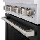 ZLINE 30-Inch 4.2 cu. ft. Paramount Gas Range with 4 Burner DuoPro™ Cooktop and Convection Gas Oven with Black Matte Door (PSGR-BLM-30)