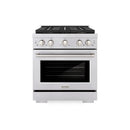 ZLINE 30-Inch 4.2 cu. ft. Paramount Gas Range with 4 Burner DuoPro™ Cooktop and Convection Gas Oven in Stainless Steel (PSGR30)