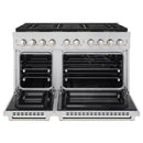 ZLINE 48-Inch 6.7 cu. ft. Paramount Gas Range with 8 Burner DuoPro™ Cooktop and Dual Ovens in Stainless Steel (PSGR48)