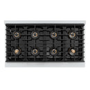 ZLINE 48-Inch 6.7 cu. ft. Paramount Gas Range with 8 Burner DuoPro™ Cooktop and Dual Ovens in Stainless Steel (PSGR48)