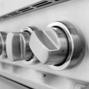 ZLINE 4-Piece Appliance Package - 36-Inch Induction Range, Wall Mount Range Hood, French Door Refrigerator, and Dishwasher in Stainless Steel