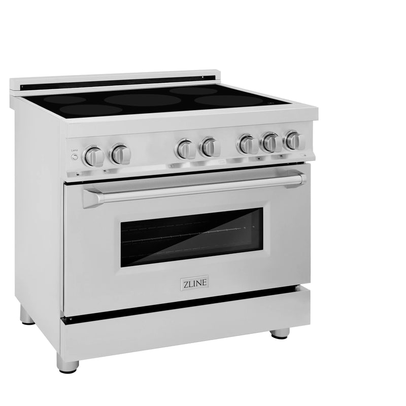 ZLINE 36-Inch Induction Range with 5 Element Stove and 4.6 cu. ft. Electric Oven in Stainless Steel (RAIND-36)