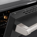 ZLINE 36-Inch 5.2 Cu. Ft. Paramount Induction Range with 5 Element Cooktop and Electric Convection Oven in Stainless Steel with Black Matte Door (SINR-BLM-36)