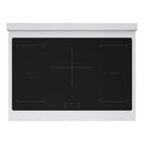 ZLINE 36-Inch 5.2 cu. ft. Paramount Induction Range with 5 Element Cooktop and Electric Convection Oven in Stainless Steel with White Matte Door (SINR-WM-36)