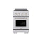 ZLINE 24-Inch, 3.2 Cu. Ft. Paramount Induction Range with 3 Element Cooktop and Electric Convection Oven in Stainless Steel (SINR24)