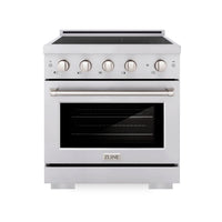 ZLINE 30-Inch, 4.2 Cu. Ft. Paramount Induction Range with 4 Element Cooktop and Electric Convection Oven in Stainless Steel (SINR30)