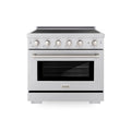 ZLINE 36-Inch, 5.2 Cu. Ft. Paramount Induction Range with 5 Element Cooktop and Electric Convection Oven in Stainless Steel (SINR36)