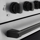ZLINE Autograph Edition 30-Inch 4.2 Cu. Ft. Paramount Induction Range with 4 Element Cooktop and Electric Convection Oven in Stainless Steel with Matte Black Accents (SINRZ-30-MB)