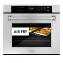 ZLINE 30-Inch Professional True Convection Single Wall Oven with Air Fry and Self Clean in Stainless Steel (WAS-30)