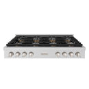ZLINE 48-Inch Paramount Gas Rangetop with 8 Burner DuoPro™ Cooktop in Stainless Steel (PSRT48)