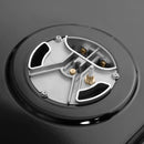 ZLINE Autograph Edition 48-Inch Paramount Gas Rangetop with 8 Burner DuoPro™ Cooktop in Stainless Steel and Matte Black Accents (PSRTZ-48-MB)