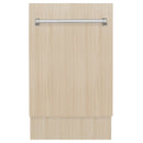 ZLINE 18-Inch Tallac Series 3rd Rack Top Control Dishwasher in Custom Panel Ready with Stainless Steel Tub, 51dBa (DWV-18)