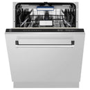 ZLINE 24-Inch Tallac Series 3rd Rack Dishwasher in Stainless Steel, 51dBa (DWV-304-24)