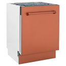 ZLINE 24-Inch Tallac Series 3rd Rack Dishwasher in Copper with Stainless Steel Tub, 51dBa (DWV-C-24)