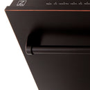 ZLINE 18-Inch Tallac Series 3rd Rack Top Control Dishwasher in Oil Rubbed Bronze with Stainless Steel Tub, 51dBa (DWV-ORB-18)