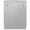 ZLINE 24-Inch Tallac Series 3rd Rack Dishwasher in Satin Stainless Steel with Stainless Steel Tub, 51dBa (DWV-SN-24)