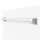 Stainless steel spray arm assembly for dishwasher, side view