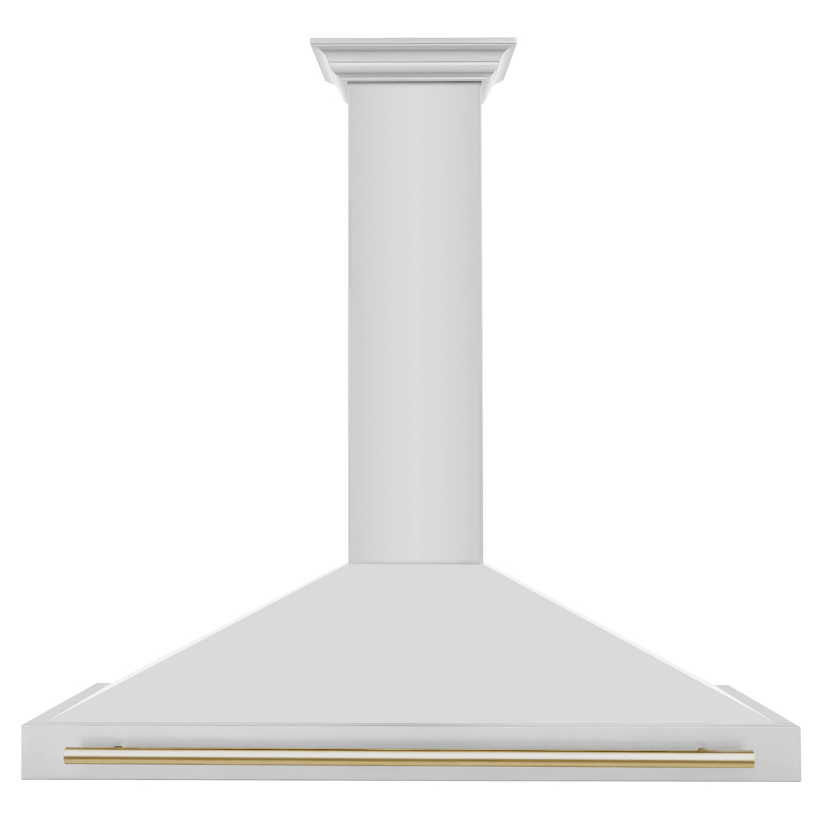 ZLINE 48-Inch Autograph Edition Wall Mounted Range Hood in Outdoor Stainless Steel with Gold Accents (KB4STZ-48-G)