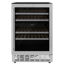 ZLINE Appliance Package - 24-Inch Wine Cooler and 24-Inch Beverage Fridge in Stainless Steel (2KP-RBV-RWV)