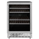 ZLINE 24-Inch Monument Dual Zone 44-Bottle Wine Cooler in Stainless Steel (RWV-UD-24)