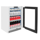 ZLINE 24-Inch Touchstone 151 Can Indoor/Outdoor Beverage Fridge with Panel Ready Glass Door (RBSPO-24)