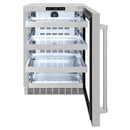 ZLINE 24-Inch Touchstone 151 Can Indoor/Outdoor Beverage Fridge With Stainless Steel Glass Door (RBSO-GS-24)