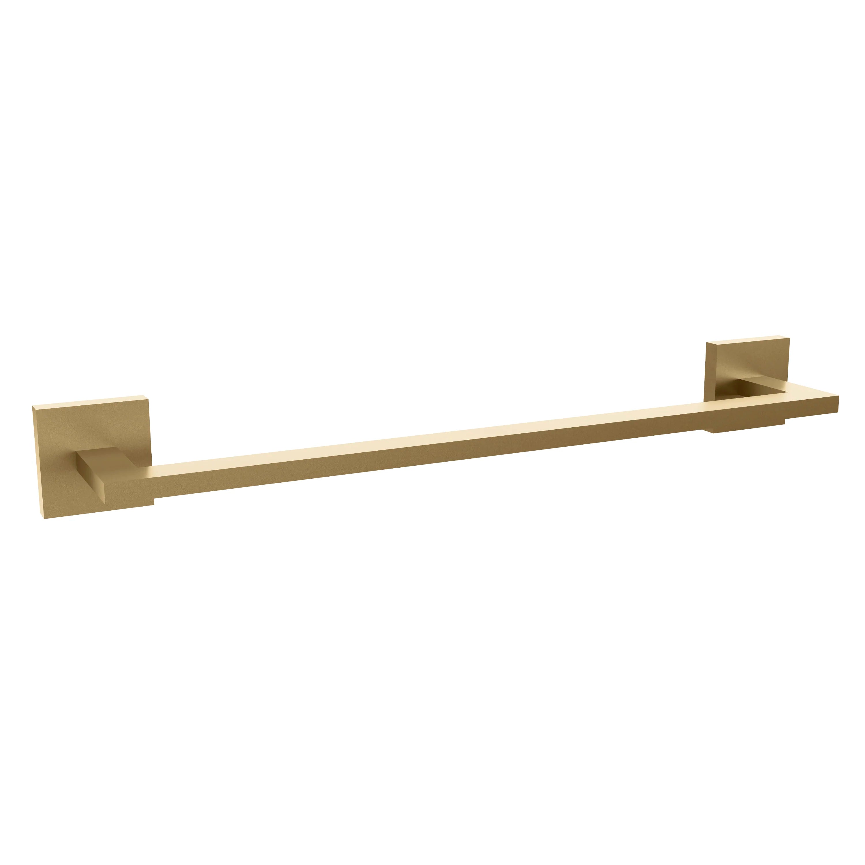 18-inch champagne bronze towel rail bar with raised corner supports