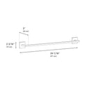 ZLINE Palisades 24-Inch Towel Rail in Brushed Nickel (RBCN1-TR-BN)