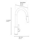 ZLINE Palisades Pull Down Single Handle Kitchen Faucet in Brushed Nickel (RBCN1-KF-BN)