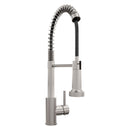 ZLINE Rubicon Pull Down Spring Spray Wand Kitchen Faucet in Brushed Nickel (RBCN2-KF-BN)