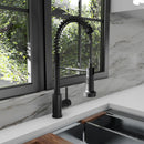 ZLINE Palisades Pull Down Spring Spray Wand Kitchen Faucet in Matte Black (RBCN2-KF-MB)